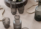 Ripple Smoked Grey Tumbler Glass Set of 4