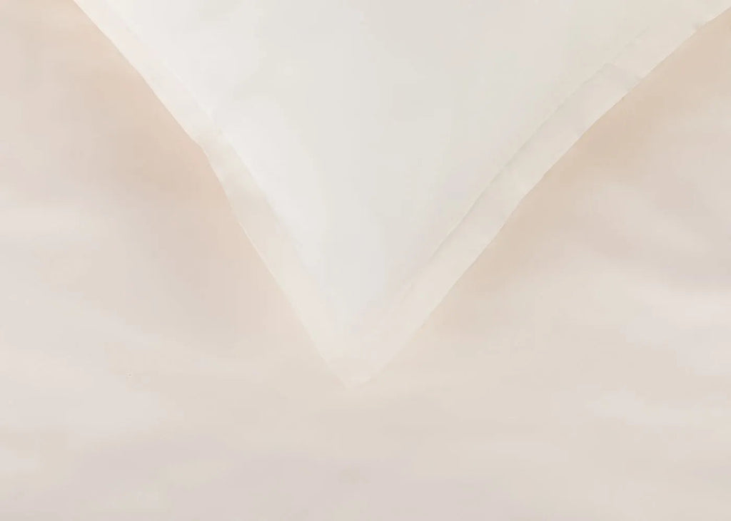 400TC Egyptian Cotton Sateen Luxe Cream Flat Sheet