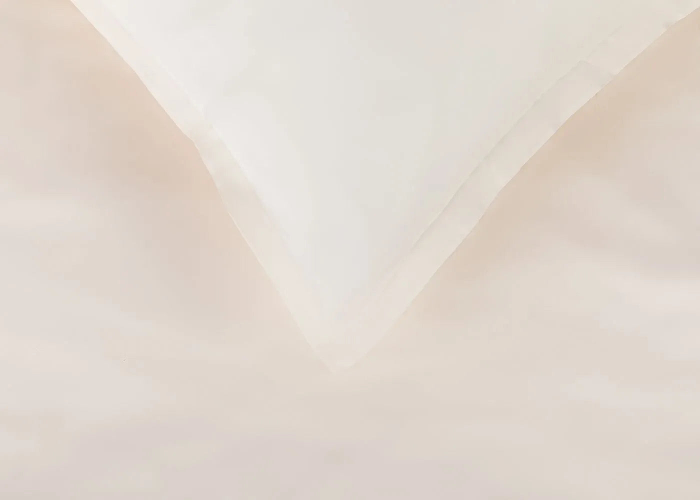 400TC Egyptian Cotton Sateen Luxe Cream Flat Sheet
