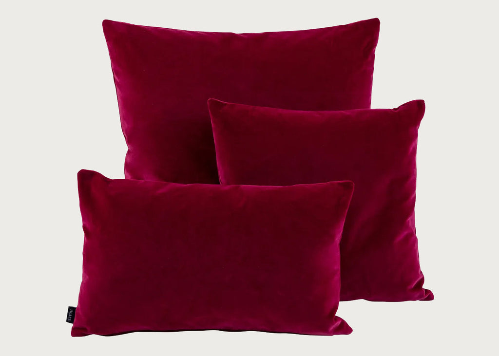 Velvet Cushion Claret