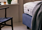 Devonshire Mattress and Wool De Luxe Divan Set Bun Feet