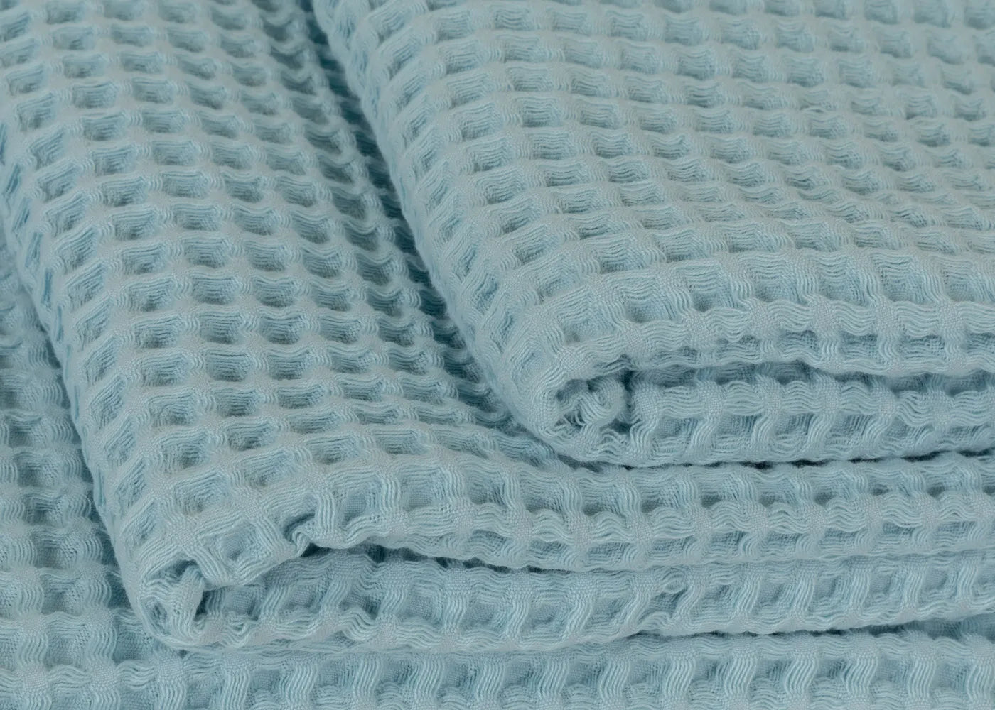 Waffle Towel Sea Blue