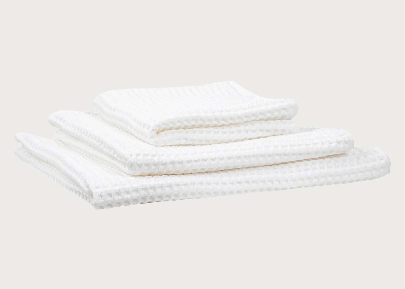 Waffle Towel White