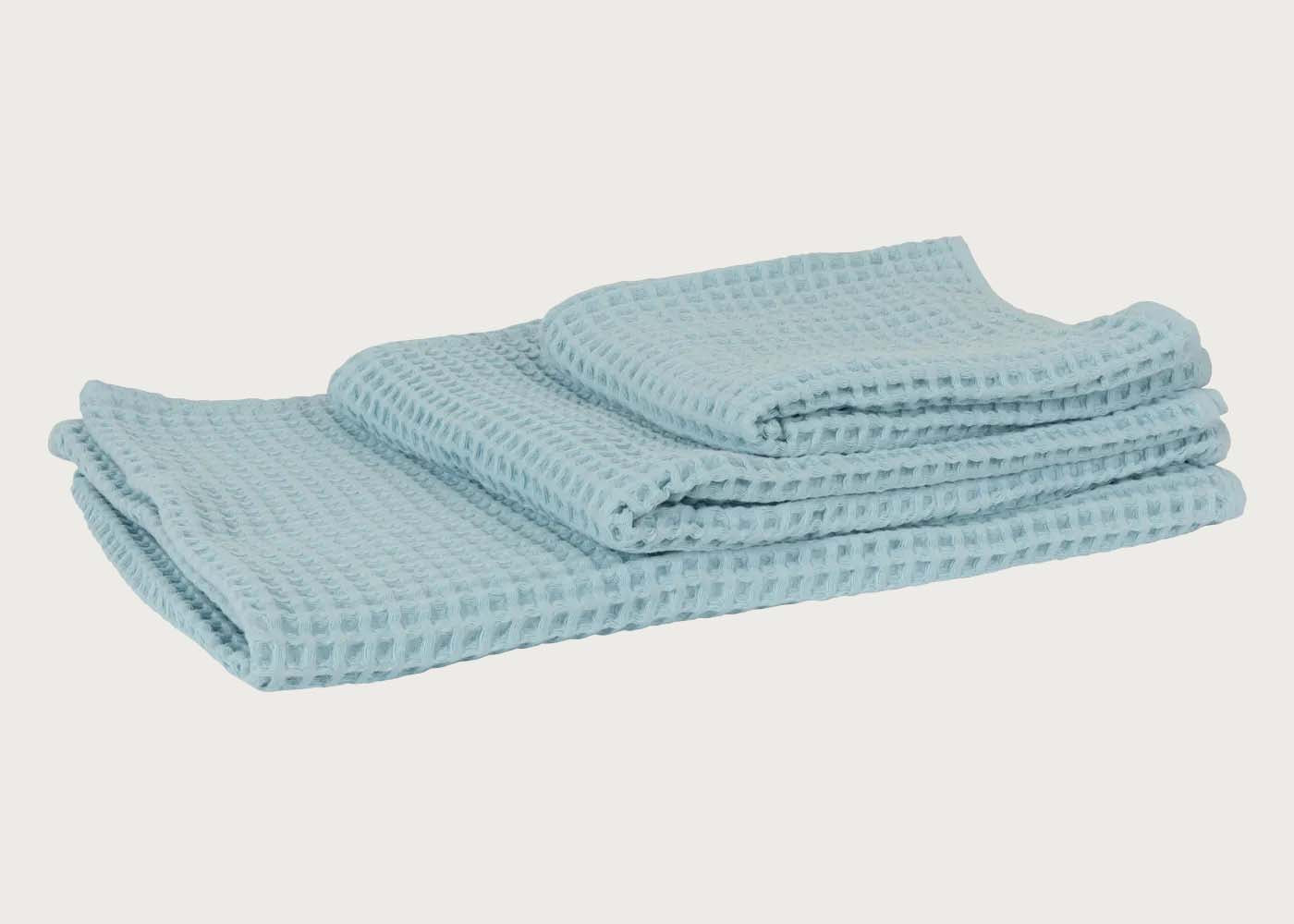 Waffle Towel Sea Blue