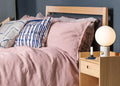 Washed Linen Dusky Pink Duvet Cover