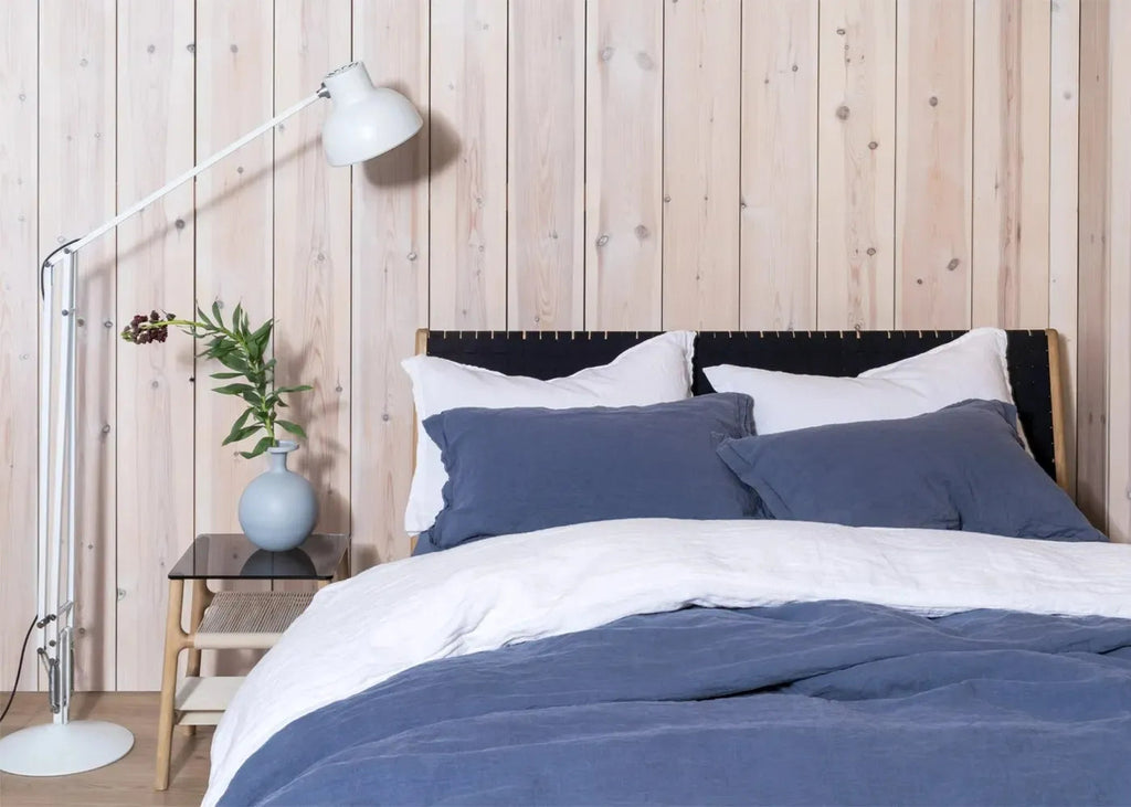 Washed Linen White Fitted Sheet