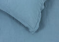 Washed Linen Dusky Blue Oxford Pillowcase