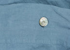 Washed Linen Dusky Blue Fitted Sheet