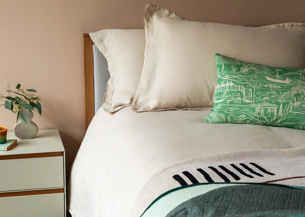 Washed Linen Natural Oxford Pillowcase