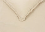 Washed Linen Natural Fitted Sheet