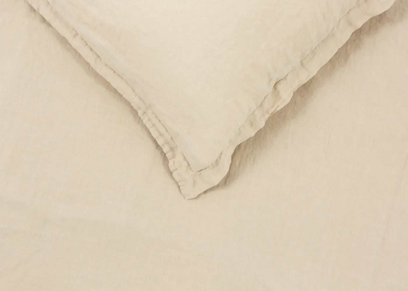 Washed Linen Natural Fitted Sheet