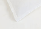 Washed Linen White Fitted Sheet