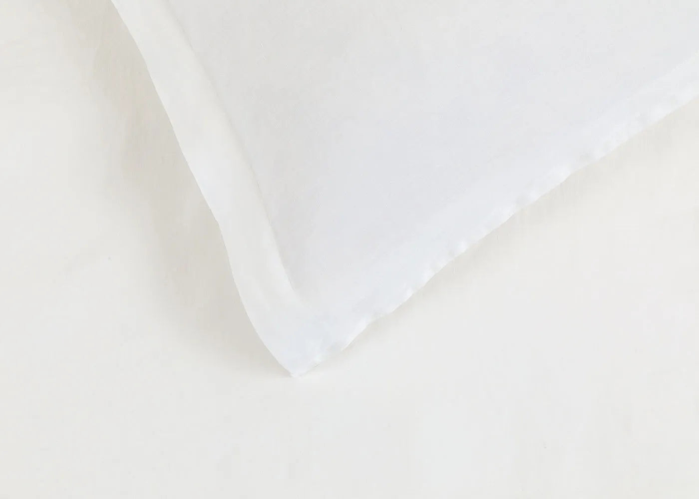Washed Linen White Fitted Sheet
