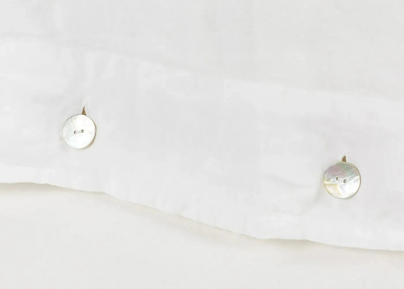 Washed Linen White Fitted Sheet